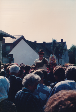 Peter Sagmeister drži govor 1985.